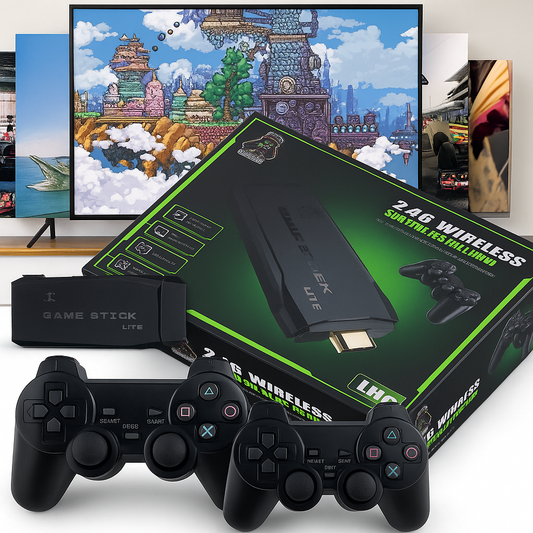 🕹️ Consola Retro 4K Inalámbrica con 2 Mandos 🧠